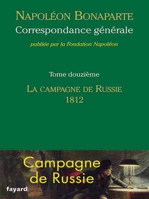 cover image of Correspondance générale--Tome 12
